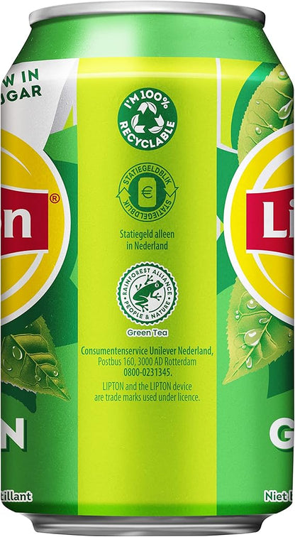 Lipton Original Ice Tea Green, a delicious refreshing iced tea - 24 x 330 ml - Value pack