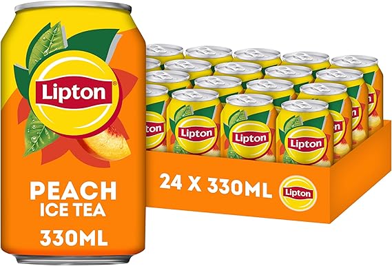 Lipton Peach Ice Tea, a delicious refreshing iced tea - 24 x 330 ml - Value pack