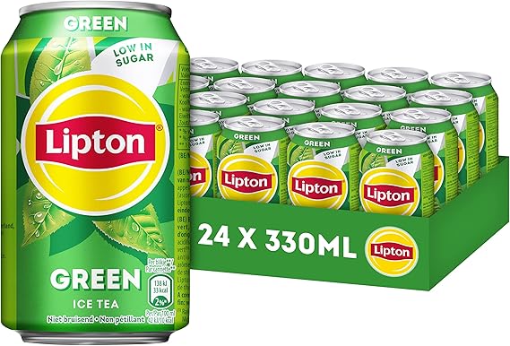 Lipton Original Ice Tea Green, a delicious refreshing iced tea - 24 x 330 ml - Value pack